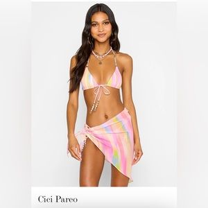 Beach Bunny Cici Pareo Cover Up NWT
